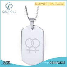 Stainless steel love pendant for lesbian couples,lesbian pendant jewelry